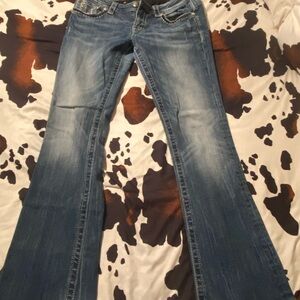 Women's Blue Flared Jeans
